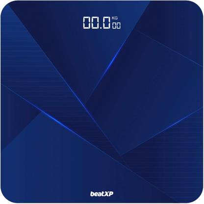 beatXP Gravity Prism Digital Weight Machine with Thick Tempered Glass & LCD Display Weighing Scale