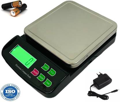 निवायो 10Kg Counter Kitchen Weight Machine with Stainless Steel-Top for Shop, Home वेइंग स्केल