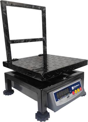 KiloMaxx KM-29, 100Kg With Double Green Display For Shop Industrial Uses Corn (12*12") Weighing Scale