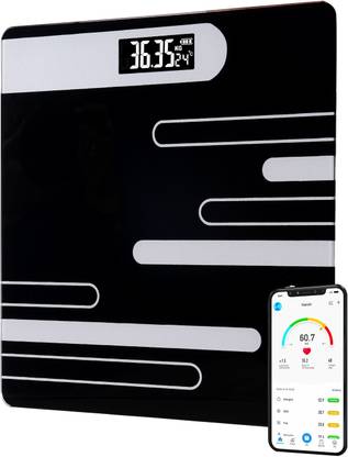 PN-AUK Smart Bluetooth Body Composition Weighing Scale with App and BMI Tracker Weighing Scale
