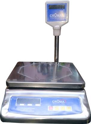 netweightsales CROMA WEIGHING SCALE POLE 30 KG | STAINLESS STEEL | GRAY Weighing Scale