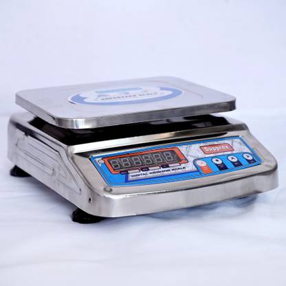 Supertech 15KG Medium Digital Weight Machine For Home, Shop And Small Business Compact Weighing Scale