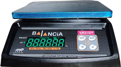 MSNL SK STEEL WITH BLACK BAL NEW POWER UP TO 30KGX1GM AND DOUBLE DISPLAY Weighing Scale