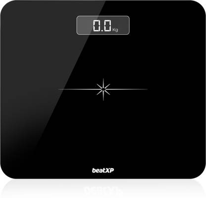 beatXP Actifit Flare Weight Machine with 5mm Thick Tempered Glass