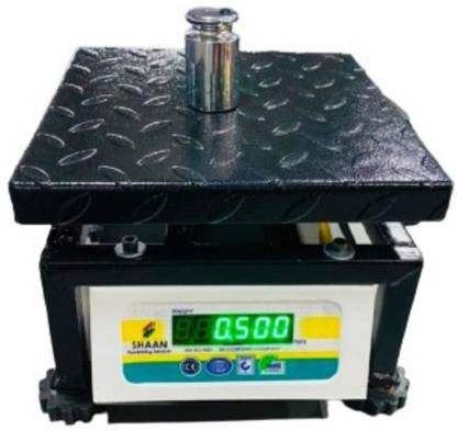 Shaan 60kg Weight Machine, 5g Accuracy, Dual Side Display, Platform Size 10×10 inch Weighing Scale