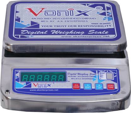 VONIX STEEL TABLE TOP F/B Weighing Scale