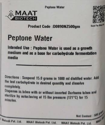 MAAT BIOTECH Peptone Water Weight Box