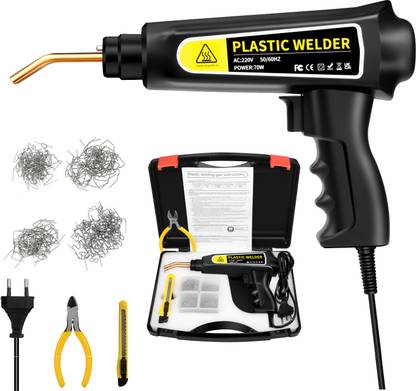 SERPLEX 70W Plastic Welder Hot Stapler Tool Kit 220V 400Â°C Plastic Welding Gun Inverter Welding Machine