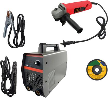 Hillgrove WMHC1202M2 271Amp Welding Machine With 100MM Wheel Diameter Angle Grinder Inverter Welding Machine