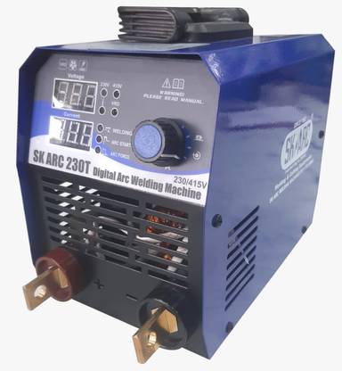 SK ARC Heavy Duty Inverter ARC Welding Machine (IGBT) 230A with Hot Start, Anti-Stick Functions, Arc Force Control Single and Double Phase Inverter Welding Machine