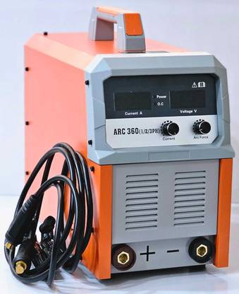 ambay ARC 360 (1/2/3PH) Inverter ARC I IGBT LED Display Hot Start Welder Tool (ORANGE) Inverter Welding Machine