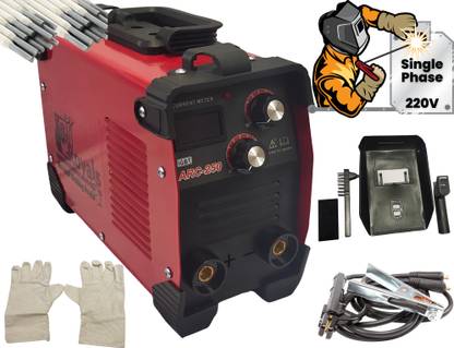 RAJROYALS MMA 250 heavy duty continuous single phase for MS and SS fabrication Inverter Welding Machine