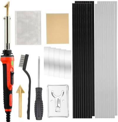 SERPLEX 100W Plastic Welding Kit with Soldering Iron Tips, Fast Heating 2-in-1 Plastic Inverter Welding Machine