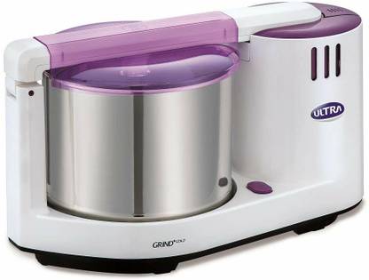 ULTRA Grind+ Gold Table Top Wet Grinder, 2L (White/ Purple) Wet Grinder