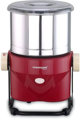Sowbaghya Shree 2 Ltr Wet Grinder (Tilting Model) (With Attachments) 110V Wet Grinder