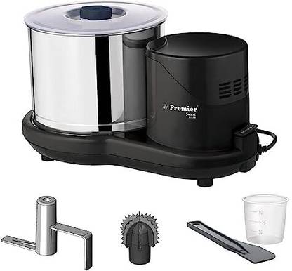 Premier PG 512 SMART wet grinder Wet Grinder 230 V with Coconut Scraper and Dough Kneader Attachment