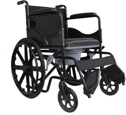 TR Foldable commode wheelchair Manual Wheelchair double seat Manual Wheelchair