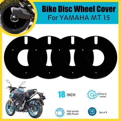 Otoroys 18 INCH Acrylic PRO Disc Wheel Cover For Yamaha MT15 (Set Of 4) Wheel Cover For NA NA