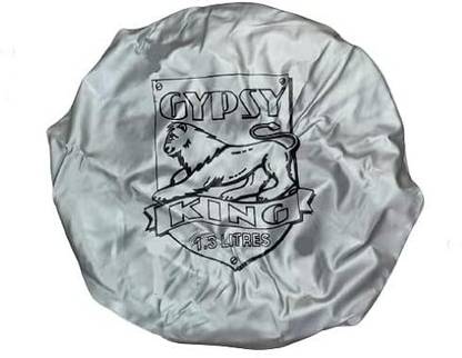 GOYAL MOTORS MARUTI GYPSY STEPNEY COVER | F 78-15 TYRE SIZE FITTING ONLY | SILVER COLOUR Wheel Cover For Maruti Gypsy