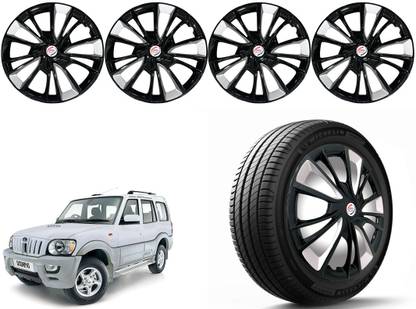 AUTO PEARL R17 PressType with Retention Ring DCR01 Wheel Cover For Mahindra Scorpio