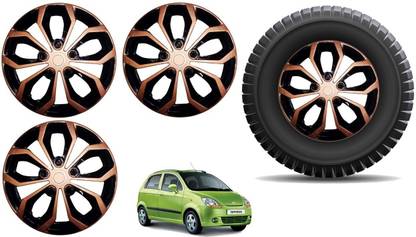 HUDMOZ SPARK -13 Inches FBCP Wheel Caps / Hubcaps Wheel Cover For Chevrolet Spark