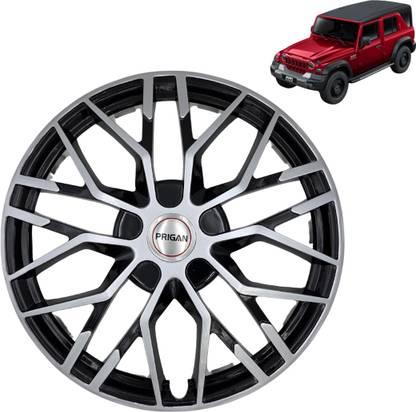 PRIGAN THAR ROXX 18 Inch Wheel Cover Specially Designed for Base Model MX1 and MX3 Wheel Cover For Mahindra Thar
