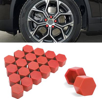 carfrill 20PCS Silicone Wheel Lug Nut Covers Hub Screw Rim Bolt Rustproof Wheel Cover For Hyundai Universal For Car