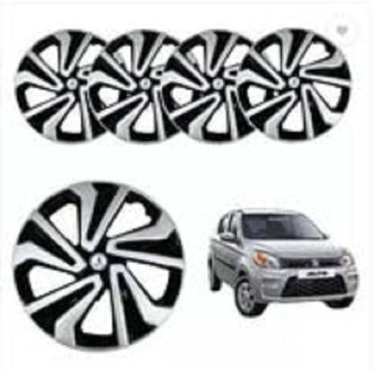 ANiiTEK Corona Desine double colour Wheel Cover For Maruti Alto 800, Zen Lxi