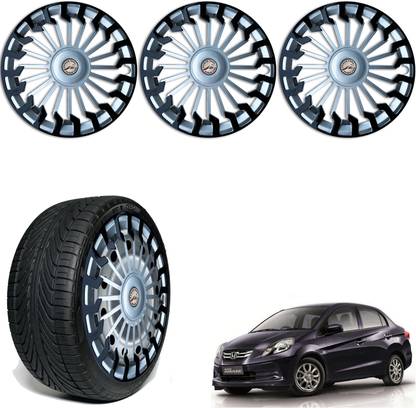 WolkomHome Car Accessories Wheel cap, Hub Cap 14 Inch Wheel Cover Sigma Black Silver SDR72 Wheel Cover For Honda Amaze E Petrol