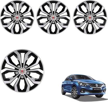CuboDePlato Wc_visnDC_15"_Baleno_2022 Wheel Cover For Maruti Baleno 1.2 Delta, Baleno 1.2 Sigma
