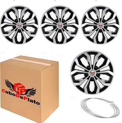 CuboDePlato CDP Plastic Car wheel cover/cap Wheel Cover For Universal For Car Alto K10, Kwid, i10, Santro Xing, Wagon R AX