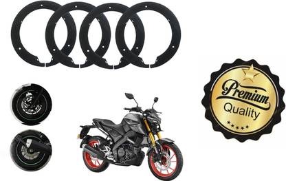 Classy Chic 17 Inch Half Disc Pro Wheel cover Pack of 4 ( Black) For Yamaha MT -15 Wheel Cover For NA NA
