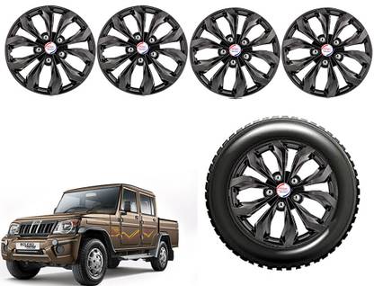 AUTO PEARL PrBK102_Press Type Wheel Hubcap with Retention Ring for Bolero Camper Wheel Cover For Mahindra Bolero Camper HUBER 2WD BS3 Refresh
