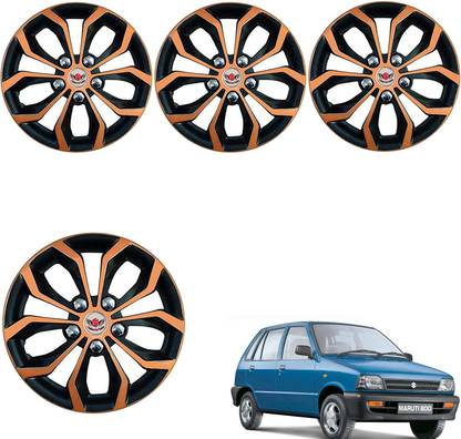 CuboDePlato Wc_visnCprBlk_12"_800 Wheel Cover For Maruti 800