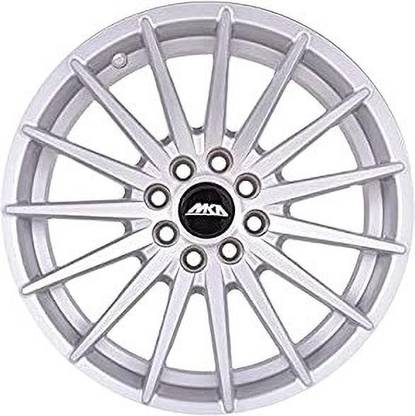 NITINMOTOR PCD Hyper Silver Machined Alloy Wheel for Swift Wheel Cover For Universal For Car Swift