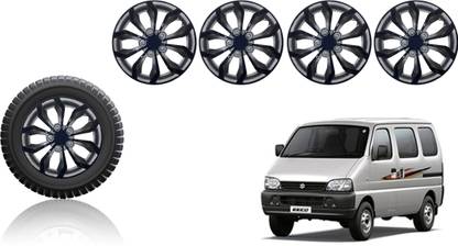 TECHMOZ FURY GREY BLACK Wheel Cover For Maruti Eeco