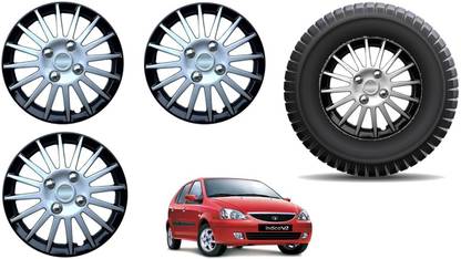 HUDMOZ Indica V2 -13 Inches CMRDC-A Wheel Caps / Hubcaps Wheel Cover For Tata Indica V2