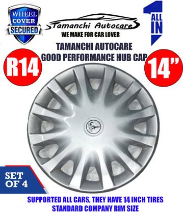 Tamanchi Autocare 14 Inch wheel cover (R14) Standerd Rim Size_11 Wheel Cover For Universal For Car Universal For Car