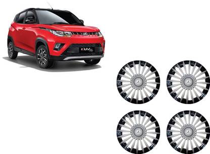 HOTRENZ CAR WHEEL CAP/ WHEEL COVER PETAL DC-A DEGINE "DOUBLE_COLOUR" 14 INCH Wheel Cover For Mahindra KUV 100, Amaze, Vista, Grand i10, Swift, Ritz, Brio, Celerio