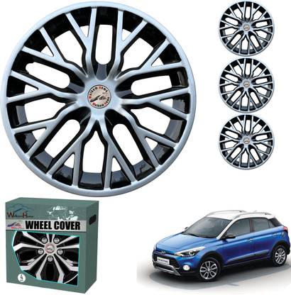 WolkomHome Car accessories Wheel cap, Hub Cap Delta Silver Black 14 Inch Wheel Cover For Universal For Car Universal For Car