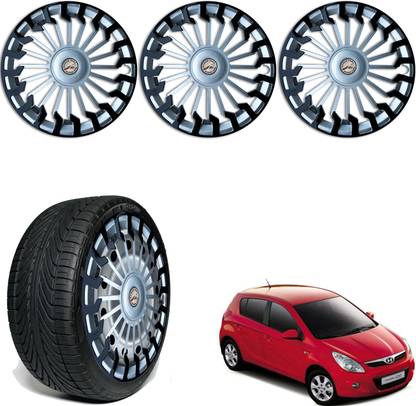 WolkomHome Car Accessories Wheel cap, Hub Cap 14 Inch Wheel Cover Sigma Black Silver SDR84 Wheel Cover For Hyundai i20