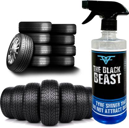 THE BLACK BEAST Tyre Shiner For All Vehicles 400 ml Wheel Tire Cleaner