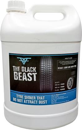 THE BLACK BEAST Economical Tire Shiner 5 L Wheel Tire Cleaner