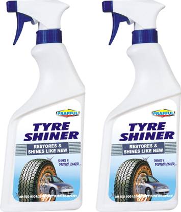 PRAFFUL Tyre cleaner and shiner 500 ml Wheel Tire Cleaner