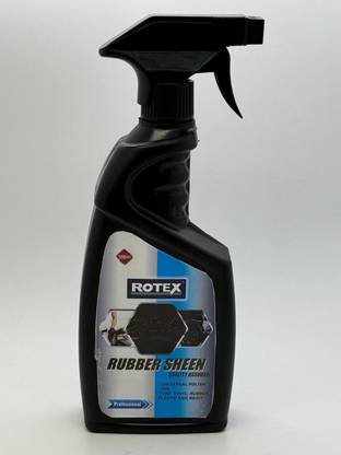 Rotex Rubber Shine Liquid – Instant Shine & Protection for Tyres and Trims 500 ml Wheel Tire Cleaner