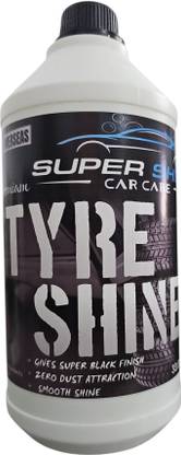super shine car care Tyre Shiner Liquid Gel 1000 ml Wheel Tire Cleaner