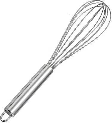 HUNGRYCHOP Egg Beater, Blending, Whisking, Cooking, Baking Whisker/Blender Stainless Steel Balloon Whisk