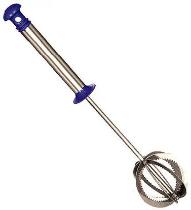 Ratehalf Stainless Steel Spring Mixi Egg/Lassi/Butter Millk Maker/Mixer Hand Blender Steel Cage Whisk