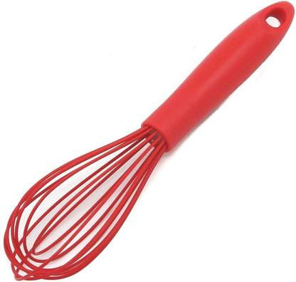 flex Steel Whiskerr 10 inch Kitchen Whisk for Beating,Stirring & Mixing Non-Rust, Stainless Steel Balloon Whisk