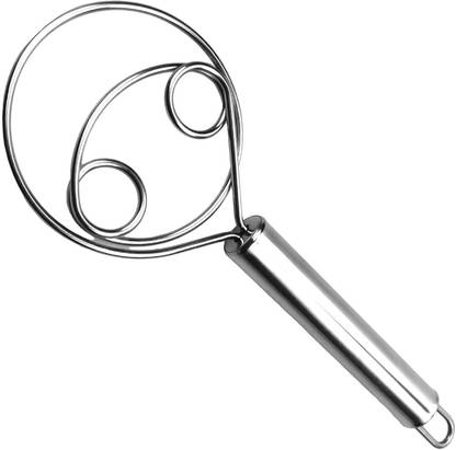 MOSHTU Atta Kneader Dough Maker with Stainless Steel, Atta Mixer and Dough Kneader Stainless Steel Coil Whisk